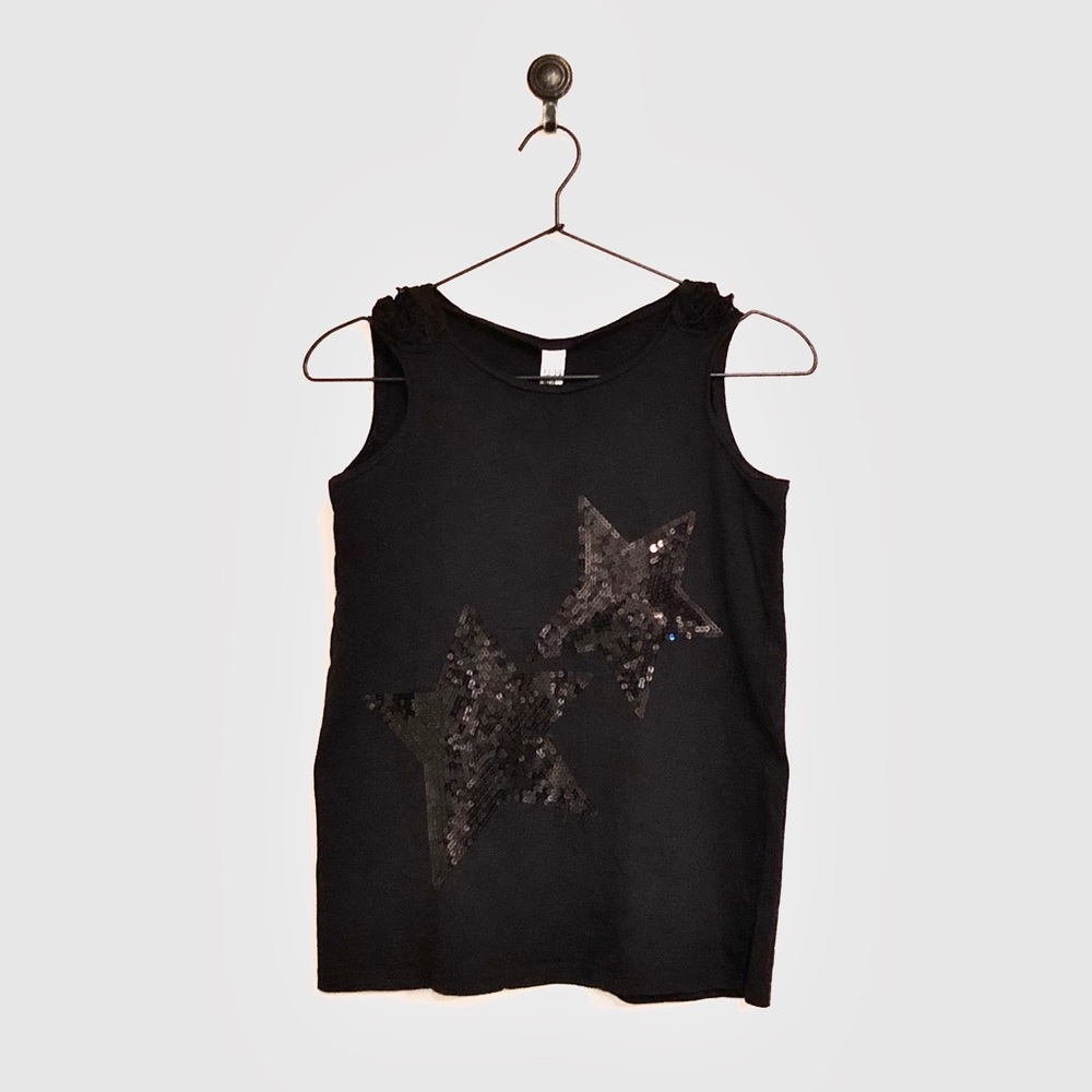 🖤⭐️ Zara Kids Sleeveless Shirt Black Star …